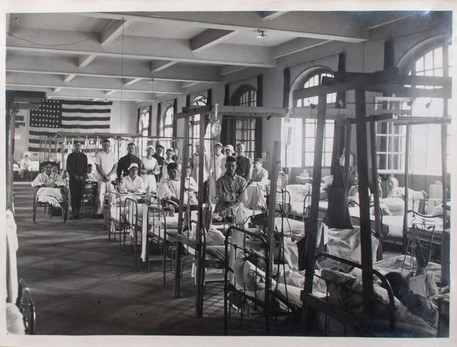 Theo ước tính, 3/4 binh sĩ thuộc quân đội Pháp và khoảng 1/2 binh sĩ Anh nhiễm virus cúm Tây Ban Nha.