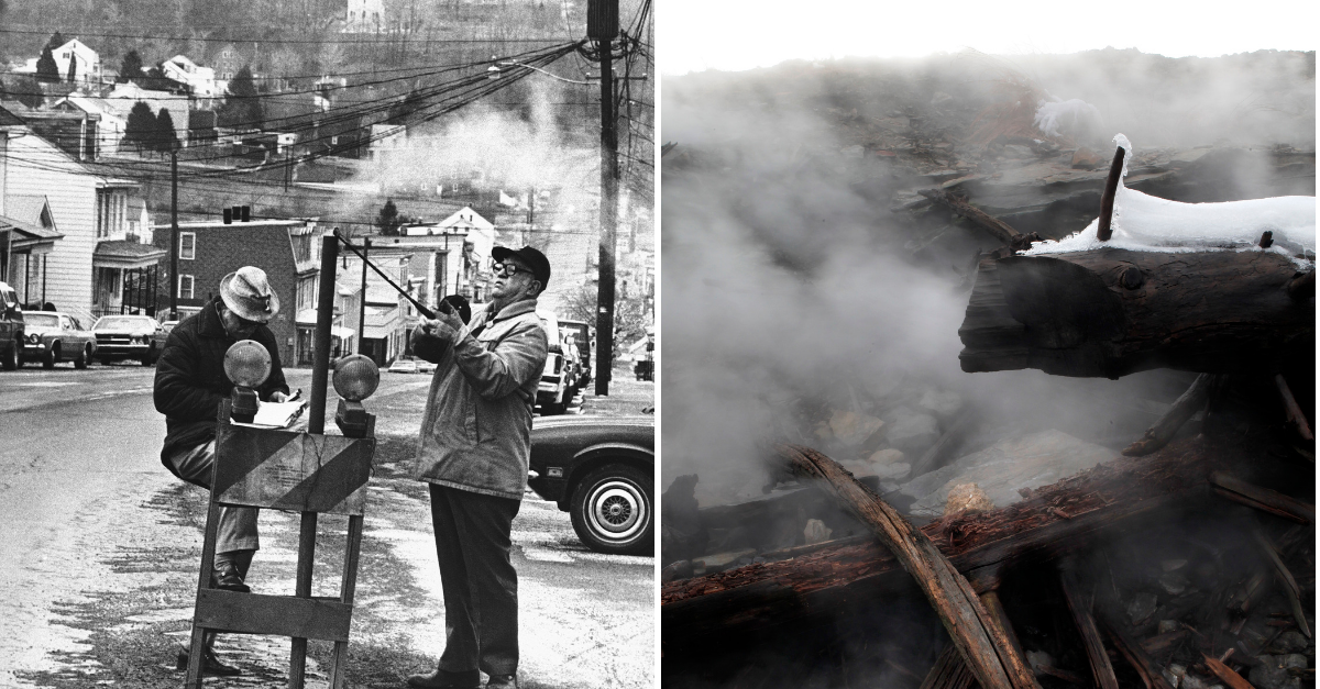 Theo đó, ngọn lửa ở Centralia ngày càng lan rộng, với tốc độ 23 m mỗi năm. Đến đầu những năm 1980, ngọn lửa ảnh hưởng đến khu vực rộng hơn 800.000 m2.
