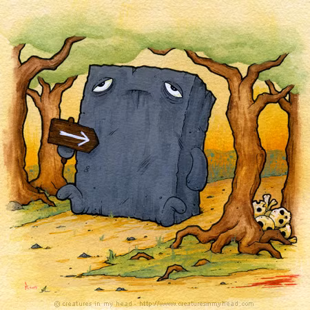 Thế nhưng, dù người đó có quay trở lại và đi những con đường khác thì điều tương tự vẫn xảy ra.