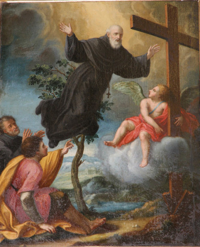 Nhờ đặc ân của Chúa, Thánh Joseph có thể bay lên không trung một cách nhẹ nhàng.