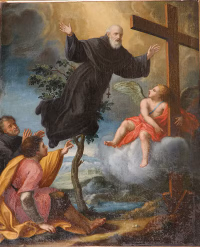 Nhờ đặc ân của Chúa, Thánh Joseph có thể bay lên không trung một cách nhẹ nhàng.