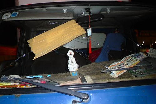 Kinh hoang nan nem da tren duong cao toc TP HCM-Long Thanh-Dau Giay