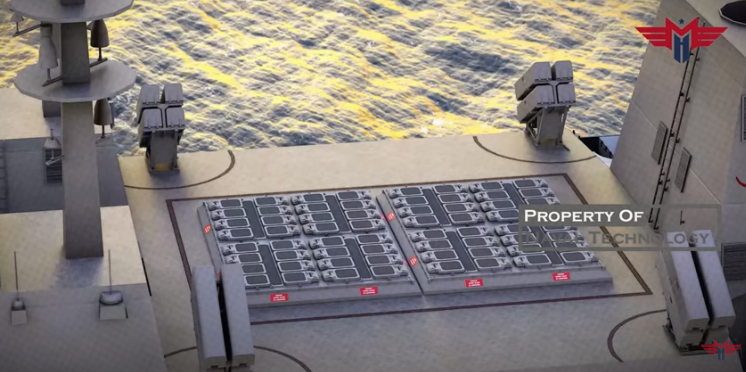 Về kích thước, theo Bulagria Military, ước tính chiều dài của tàu chiến tàng hình mới là khoảng 97m (318 feet). Ước tính này dựa trên so sánh với các tàu hộ tống Type 056. Type 056 tiêu chuẩn dài 90m và có lượng giãn nước khoảng 1.500 tấn. Điều đáng chú ý là Nhà máy đóng tàu Liêu Ninh trước đây đã sản xuất tàu hộ tống Type 056.