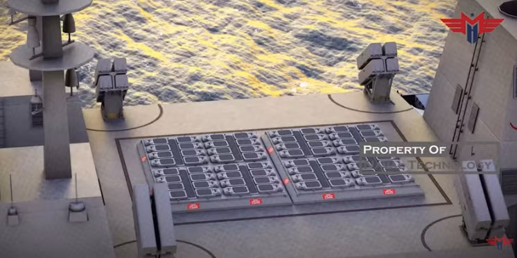 Về kích thước, theo Bulagria Military, ước tính chiều dài của tàu chiến tàng hình mới là khoảng 97m (318 feet). Ước tính này dựa trên so sánh với các tàu hộ tống Type 056. Type 056 tiêu chuẩn dài 90m và có lượng giãn nước khoảng 1.500 tấn. Điều đáng chú ý là Nhà máy đóng tàu Liêu Ninh trước đây đã sản xuất tàu hộ tống Type 056.