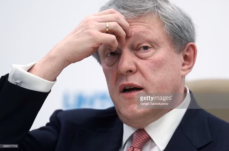 Ông Yavlinsky đã được Đảng Yabloko đề cử là đại diện của đảng này ra tranh cử Tổng thống Nga 2018. Ảnh: Getty Images.