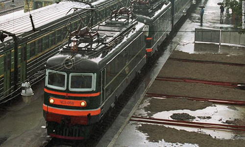 Con tàu được dùng để chở cố lãnh đạo Triều Tiên Kim Jong Il. Ảnh: Tass.