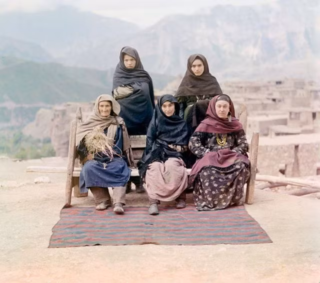 Nhóm người Dagestan trong bức ảnh được chụp vào năm 1905.