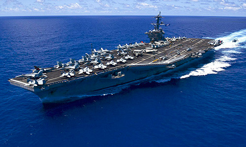 Tàu sân bay USS Carl Vinson của Mỹ. Ảnh: Wikipedia.