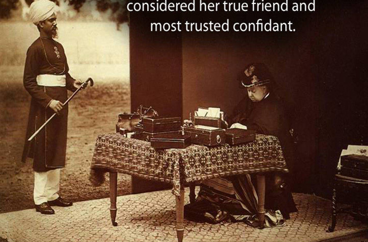 Bà học tiếng Hindustan từ một người hầu Ấn Độ có tên Abdul Karim. Nữ hoàng Victoria coi Karim là người bạn chân thành và đáng tin cậy nhất.