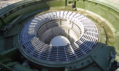 Hệ thống tên lửa đạn đạo liên lục địa Sarmat. Ảnh: Sputnik.