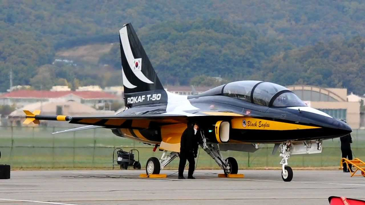 Máy bay huấn luyện phản lực T-50A. Ảnh: YouTube.