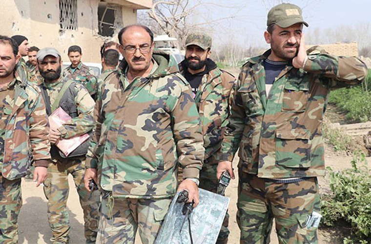 Theo hãng Fars (Iran) ngày 12/3, Quân đội Syria đang chuẩn bị tiến hành cuộc tấn công quy mô lớn nhằm đánh bật các tay súng khủng bố ra khỏi khu vực Harasta sau khi tái chiếm gần 60% diện tích Đông Ghouta. Ảnh: FNA.