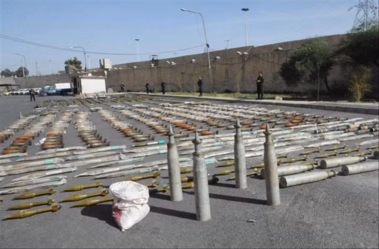 “Dựa trên thông tin tình báo chính xác cũng như phối hợp với cư dân địa phương Đông Ghouta, mội đội tuần tra của lực lượng an ninh Syria đã phục kích đoàn xe chở vũ khí cho nhóm khủng bố Mặt trận al-Nusra khi chúng đang trên đường tới Đông Ghouta”, nguồn tin cho hay. Ảnh: FNA. 