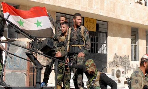 Theo South Front ngày 27/3, Quân đội Arập Syria và lực lượng Mãnh Hổ đang chuẩn bị mở cuộc tấn công nhằm vào thị trấn chiến lược Douma hiện nằm dưới sự kiểm soát của phiến quân Jaish al-Islam ở Đông Ghouta sau khi những cuộc đàm phán giữa chính phủ Damascus và nhóm phiến quân này trong những ngày qua không đạt được tiến triển. Ảnh: Inside Syria.