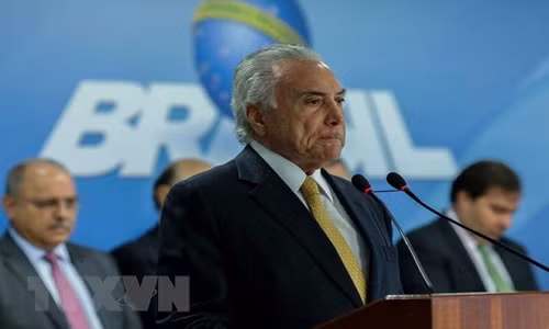 Tổng thống Brazil Michel Temer. (Nguồn: Getty Images)