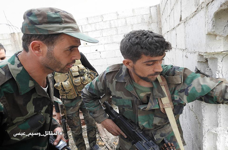 “Lực lượng chính phủ Syria tái chiếm hơn 10 thị trấn vốn được coi là pháo đài chiến lược của phiến quân suốt nhiều năm, cùng nhiều trang trại trên khắp Đông Ghouta”, nguồn tin cho hay. Ảnh: Facebook.