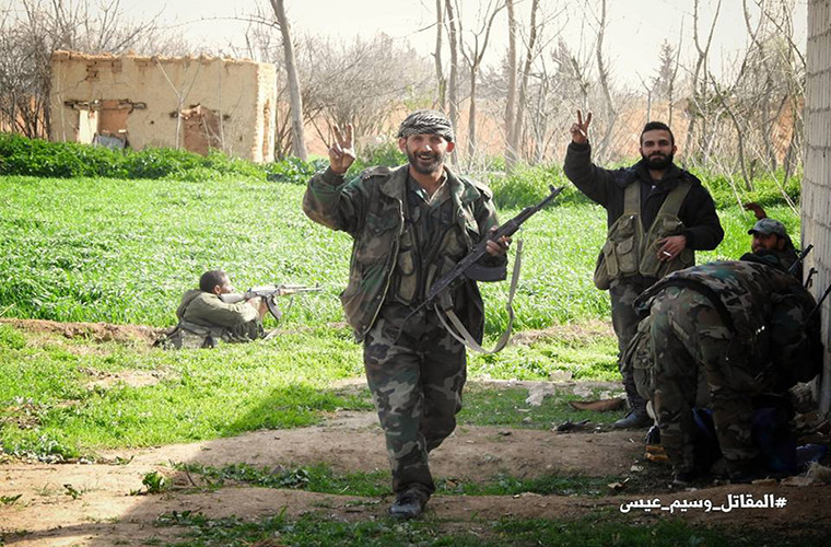 Hiện tại, Quân đội Syria đang chuẩn bị tiến vào vùng đô thị được phòng thủ kiên cố nằm sâu trong lãnh thổ do phiến quân kiểm soát ở Đông Ghouta. Ảnh: Facebook.