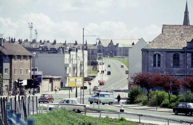 Phố Exeter ở Plymouth năm 1968.