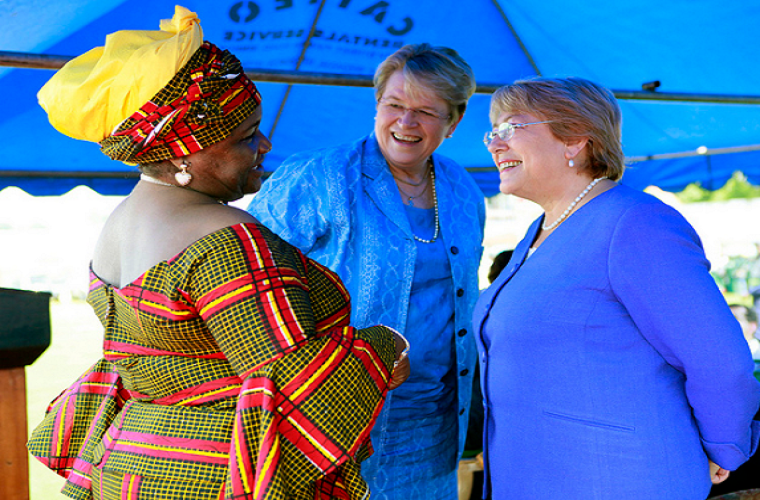 Bà Bachelet đã tới thăm đất nước Liberia nhân dịp kỷ niệm 100 năm ngày Quốc tế phụ nữ hôm 8/3/2011. Ảnh: Flickr.