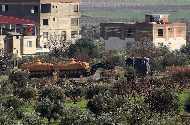 Giai đoạn hai của chiến dịch Nhành Ôliu có thể sẽ bắt đầu trong vài ngày tới sau khi Thổ Nhĩ Kỳ hoàn tất công tác chuẩn bị và mục tiêu của giai đoạn này là chiếm toàn bộ vùng Afrin. Ảnh: AMN.
