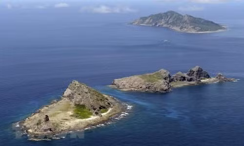 Quần đảo tranh chấp mà Nhật Bản gọi là Senkaku còn Trung Quốc gọi là Điếu Ngư. (Nguồn: Kyodo/TTXVN)