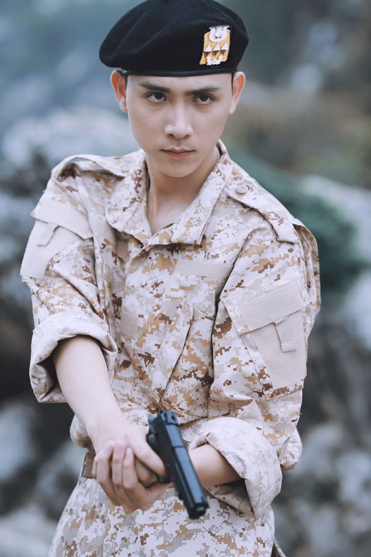 Hai nhân vật chính Anh Tú – Bảo Hân đã khá thành công khi nhập vai cặp tiên đồng ngọc nữ của điện ảnh Hàn Song Joong Ki và Song Hye Kyo. Ảnh: Hải Lê Cao.