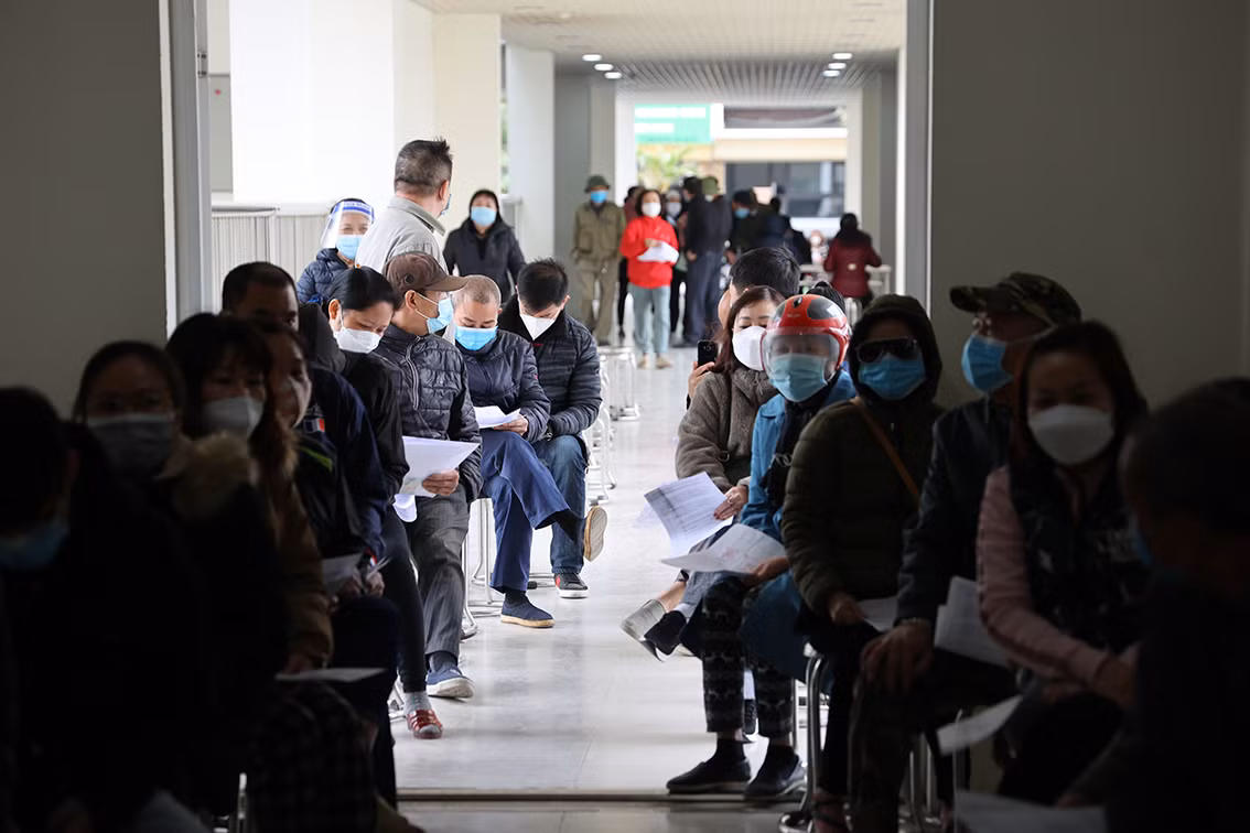 Nguoi dan Thu do duoc tiem mui 3 bang vac-xin AstraZeneca