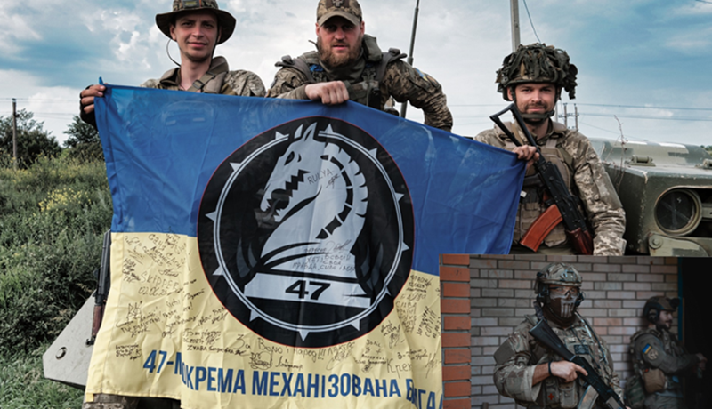 Trước đó, Lữ đoàn 47 đã tham chiến ở Donbas. Hai tiểu đoàn của lữ đoàn này được điều động từ Donbas đến tỉnh Sumy cách đây nửa tháng và họ đã chuẩn bị chiến tranh cho đến tận bây giờ trước khi tiến vào chiến trường Kursk. Điều này cho thấy trọng tâm của Quân đội Ukraine vẫn là tỉnh Kursk, chứ không phải Donbas. Ảnh: Military Land.