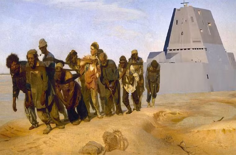 Sự cố trên xảy ra khi USS Zumwalt đang lên đường tới cảng San Diego trước khi được biên chế cho Hạm đội 3 của Mỹ, trong tương lai nó sẽ hoạt động ở Thái Bình Dương. Vụ việc này có thể được xem là đòn giáng mạnh vào chương trình phát triển tàu khu trục lớp Zumwalt, thậm chí nó còn tệ hơn khi USS Zumwalt bị so sánh với tàu sân bay lỗi thời Đô đốc Kuznetsov của Nga. Nguồn ảnh: SeaWaves Magazine.