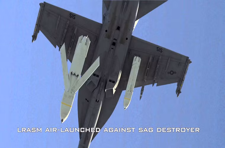 Theo thiết kế ,mỗi chiếc F-16C/D của Ba Lan có thể mang theo ít nhất hai tên lửa JASSM-ER trong một đợt xuất kích, và nó sẽ giúp tăng đáng kể khả năng tác chiến của các đơn vị F-16 Ba Lan trước mọi kẻ thù ở mọi loại địa hình từ đất liền cho đến trên biển. Nguồn ảnh: YouTube