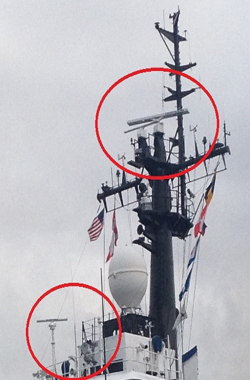 Hiện tại cả ba tàu chiến Gregorio del Pilar của Philippines đều không được trang bị hệ thống radar trinh sát bề mặt tiên tiến. Dĩ nhiên khi còn trong biên chế của Lực lượng Tuần duyên Mỹ chúng vẫn được trang bị hệ thống radar trinh sát AN/SPS-73 và AN/SPS-40E tuy nhiên sau đó đã bị gỡ bỏ trước khi được chuyển giao cho Philippines. Nguồn ảnh: ZetaBoards