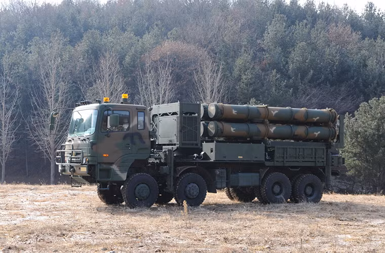 Đến năm 2023, Hàn Quốc có kế hoạch sẽ hoàn tất việc phát triển KL-SAM - biến thể tầm trung của KM-SAM với tầm bắn có thể lên đến 60km. Hiện tại KM-SAM có tầm bắn chỉ từ 20-40km và có thể bắn hạ các mục ở độ cao 15.000m. Dù vậy nó vẫn vượt trội hơn nhiều mẫu tên lửa phòng không khác có trong biên chế Quân đội Hàn Quốc hiện tại. Nguồn ảnh: rbase.new-factoria.ru