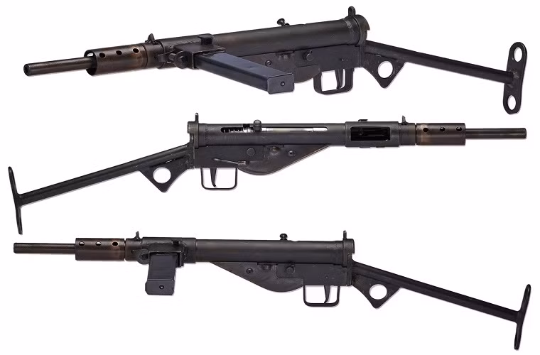 Tuy nhiên Sten cũng có những nhược điểm riêng của mình như súng không thể hoạt động ở môi trường khắc nghiệt, độ tin cậy không cao và có độ chính xác khi bắn thấp. Tầm bắn hiệu quả của nó chỉ khoảng 100m với tốc độ bắn tối đa 500-600 viên/phút. Nguồn ảnh: Pinterest.