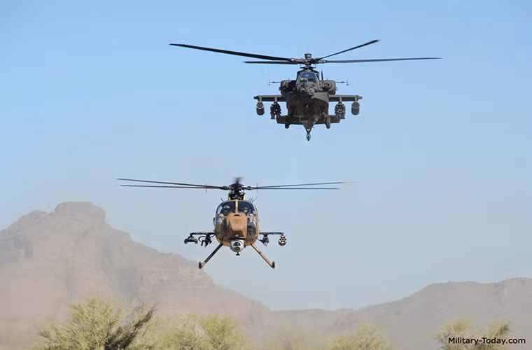 Nhìn chung trong tương lai gần, trực thăng AH-6 vẫn sẽ giữ một vai trò nhất định trong Quân đội Mỹ nhất là trong các lực lượng tác chiến đặc biệt hoặc lính thủy đánh bộ, tuy nhiên nó cũng sẽ được cải tiến theo hướng tự động hóa hoàn toàn như một mẫu UAV. Điều này hoàn toàn khả thi và không quá phức tạp như một số dòng trực thăng khác của Mỹ hiện tại. Nguồn ảnh: military-today.