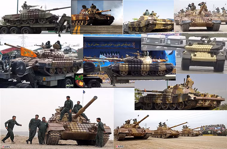 Giáp phản ứng nổ (ERA) bao gồm các khối thuốc nổ được đặt trong các hộp thép bên ngoài giáp chính của xe tăng hoặc xe bọc thép, với nhệm vụ vô hiệu hóa hoặc giảm khả năng công phá của đạn hay tên lửa chống tăng của đối phương lên giáp chính của xe. Nguyên lý hoạt động của ERA là sử dụng hiệu ứng nổ lõm của khối thuốc nổ nằm trong hộp thép làm chệch hướng “luồng xuyên”, hoặc làm gẫy thanh xuyên, giảm khả năng xuyên phá động năng của đạn chống tăng. Nguồn ảnh: Tanks Encyclopedia.