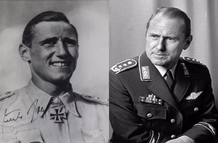 Đứng ở Top 3 là Gunther Rall một trong những phi công giỏi nhất của Không quân Đức trong CTTG 2 và cả sau chiến tranh, ông có thành tích bắn hạ 275 lần chiến đấu cơ của đối phương và tất cả đều đến từ tại Mặt trận phía Đông. Sau chiến tranh, Gunther Rall tiếp tục ở lại giảng dạy và phục vụ trong Không quân Tây Đức và nhanh chóng trở thành một trong những sĩ quan đại diện cấp cao của Tây Đức tại khối quân sự NATO. Nguồn ảnh: en.ww2awards.com