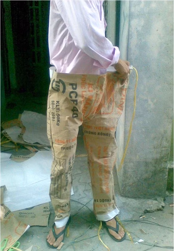 Thời trang mùa đông của dân xây dựng???