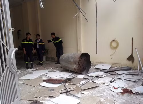 Hồi tháng 7/2013, vụ nổ một nồi hơi xảy ra tại khu phố 1, phường Trảng Dài (TP.Biên Hòa) khiến 1 người tử vong. Nguồn ảnh: Vnexpress.