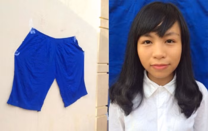 Tác dụng bất ngờ của chiếc quần đùi màu xanh.