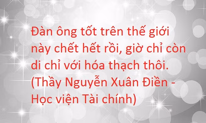 Một trong những câu nói siêu hài hước của thầy cô.