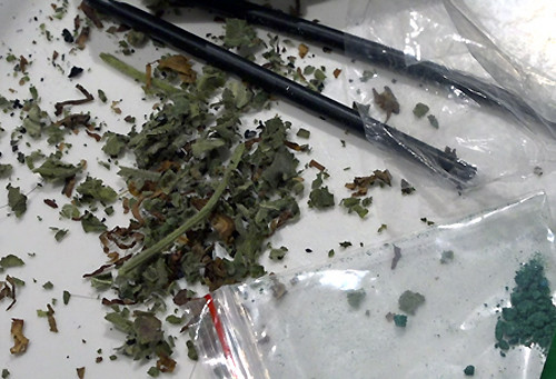 Cỏ Mỹ được phát hiện trong động lắc của các dân chơi Sài Gòn. Nguồn ảnh: Vnexpress.