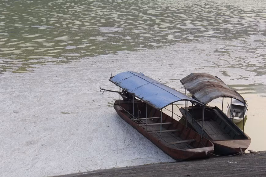 Hiện tại, các cơ quan chức năng tỉnh Thái Nguyên đang tìm hiểu nguyên nhân. (Ảnh: Quân Trang/TTXVN)