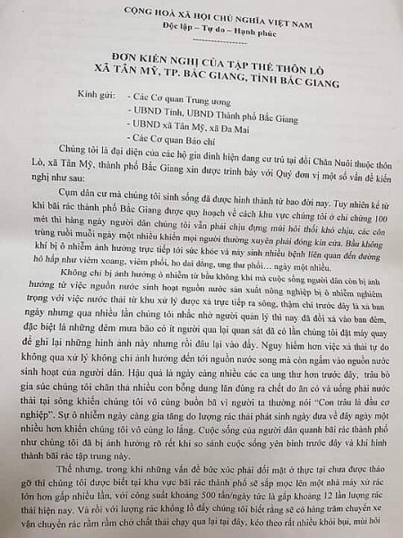 Nha dau tu Trung Quoc chuan bi xay nha may xu ly rac tai TP Bac Giang