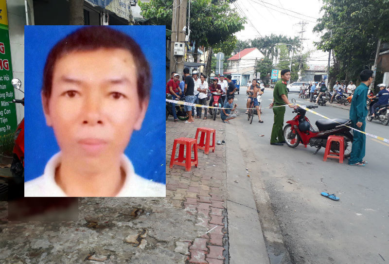 Khoi to ke dam chet cong an vien vi nhac viec dung xe may