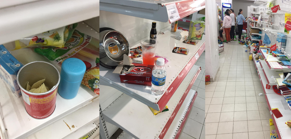 Chuỗi siêu thị Auchan tan hoang trong những ngày cuối cùng ở Việt Nam.