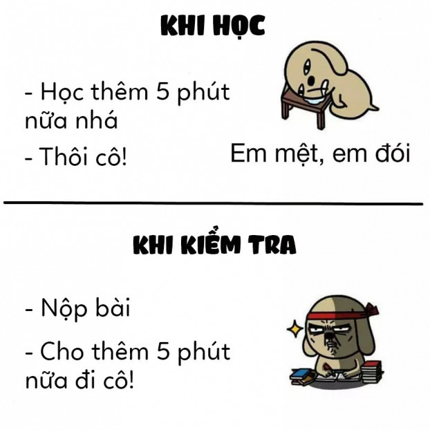 Sự khác biệt giữa những cái "thêm 5 phút nữa"