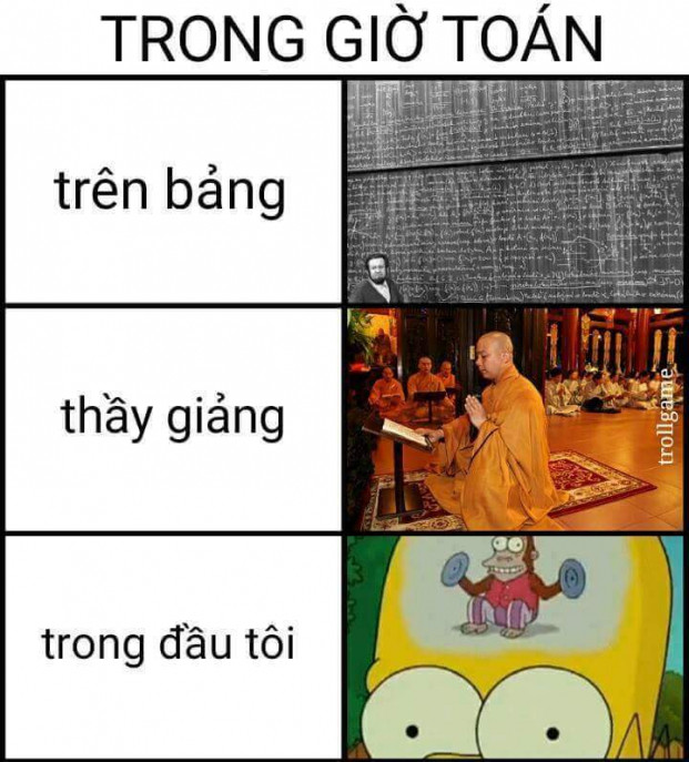 Những gì diễn ra trong giờ Toán