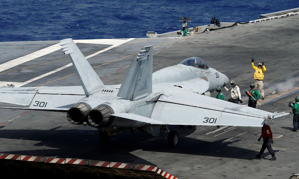 Tau san bay My USS Ronald Reagan hoat dong huan luyen o Bien Dong-Hinh-3