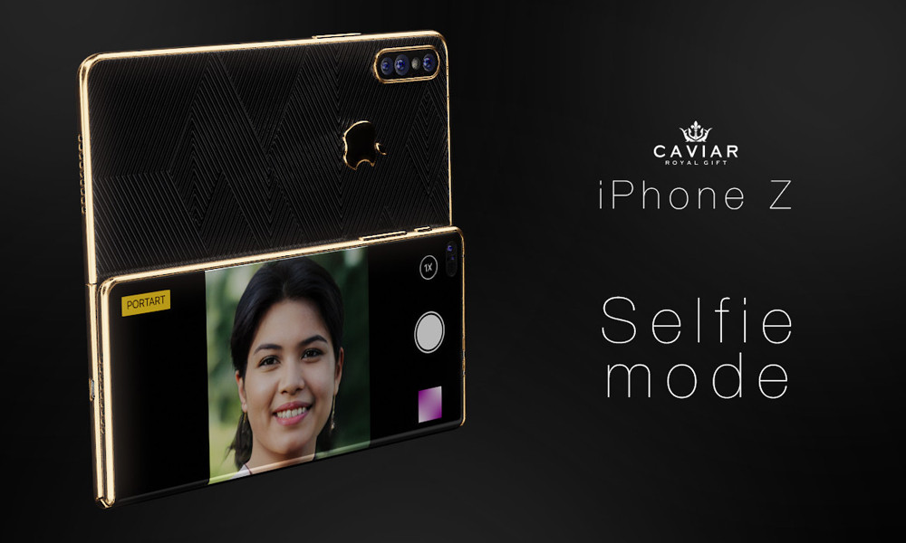 Ở chế độ Selfie, 1/3 màn hình được gập úp vào lưng 2/3 màn hình khác. Nhờ đó, người dùng có thể tận dụng cụm camera sau chất lượng cao để chụp tự sướng.