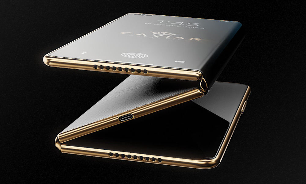 Trong khi đó, Apple vẫn im hơi lặng tiếng trước xu hướng này. Nóng mắt thay cho Apple, hãng độ điện thoại siêu sang Caviar của Nga đã tung ra bản concept iPhone Z màn gập đẹp không tỳ vết.